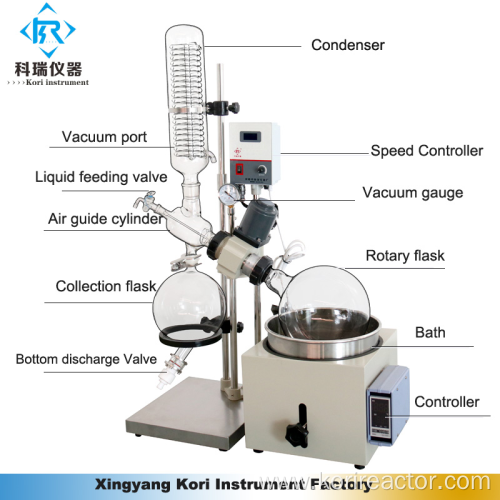 Laboratory vacuum rotary evaporator for distillation testing